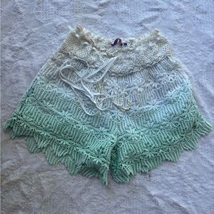 Amita Nathani Cotton Crochet Shorts